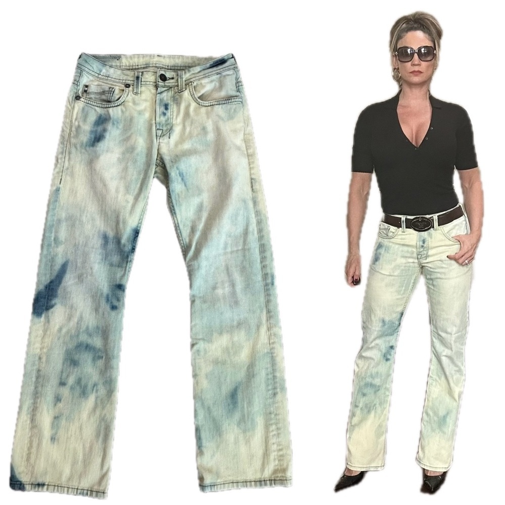 Buffalo David Bitton travis jeans acid wash stone wash🔥